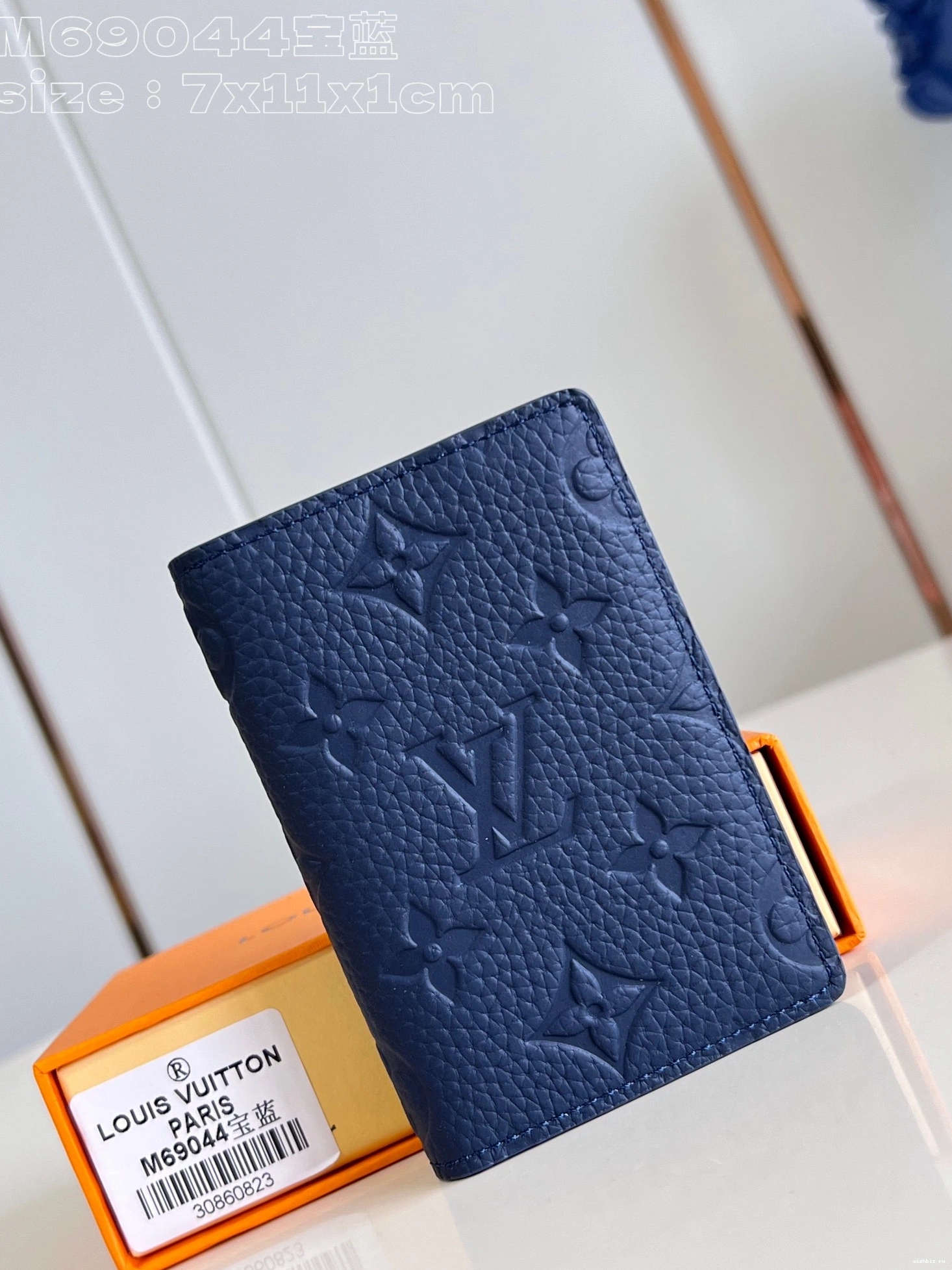 WIS Pocket Organizer-7.5*11.1*1 VUITTON cm LOUIS 0721